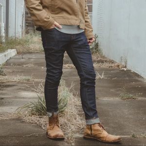 Everlane Men’s Slim Fit Denim Jean in Dark Indigo Rinse NWOT